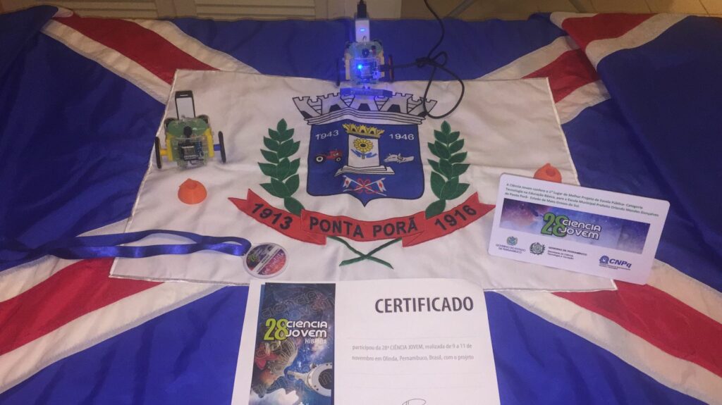 E.M Prefeito Orlando Mendes Gonçalves de Ponta Porã, conquista 1º Lugar no Ciência Jovem em Pernambuco E.M Prefeito Orlando Mendes Gonçalves de Ponta Porã, conquista 1º Lugar no Ciência Jovem em Pernambuco