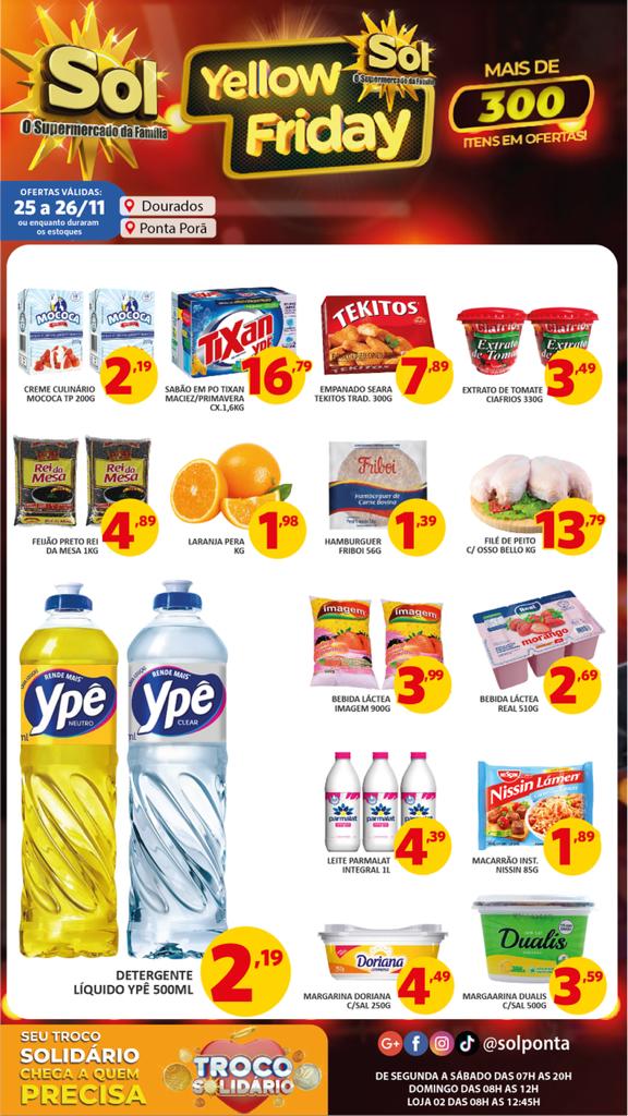 Promoções: Começa nesta sexta-feira no Sol o yellow Friday