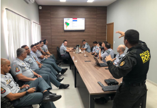 DOF recebe visita de oficiais da Polícia Militar do Estado de São Paulo