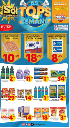 Supermercado Sol e as ofertas para segunda e terça-feira Supermercado Sol e as ofertas para segunda e terça-feira
