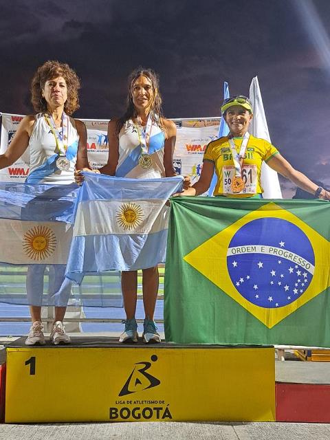 Sul-matogrossense Lúcia Aguiar representa o Brasil e conquista Bronze no XX Campeonato Sul-Americano de Atletismo Máster, na Colômbia Sul-matogrossense Lúcia Aguiar representa o Brasil e conquista Bronze no XX Campeonato Sul-Americano de Atletismo Máster, na Colômbia
