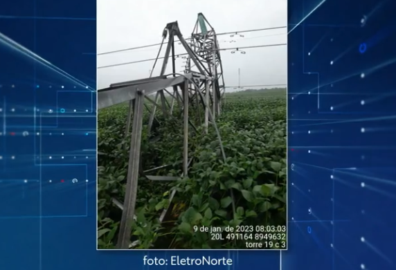 Número de torres de transmissão derrubadas sobe para quatro, informa Aneel