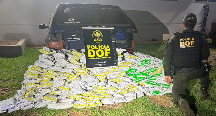 DOF apreende mais de meia tonelada de defensivos agrícolas contrabandeados DOF apreende mais de meia tonelada de defensivos agrícolas contrabandeados