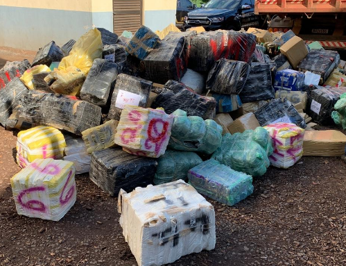 PF incinera mais de 6 tononeladas de drogas em Dourados/MS
