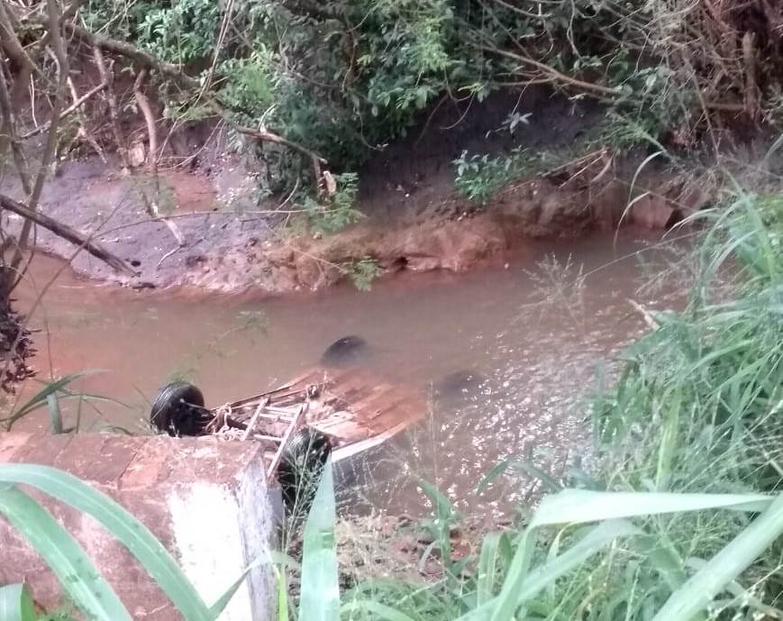 Acidente em córrego deixa dois mortos em Ponta Porã Acidente em córrego deixa dois mortos em Ponta Porã