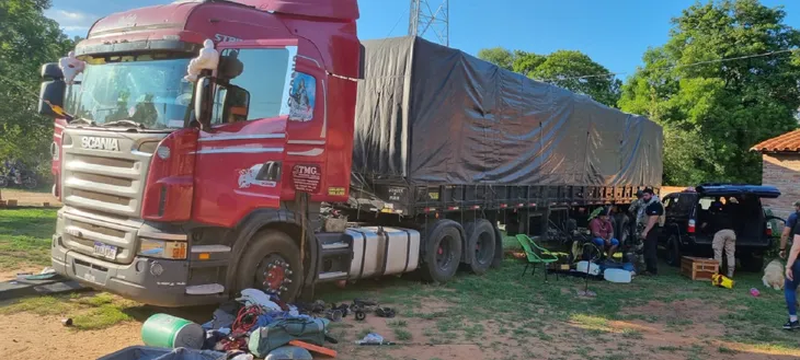 Truck 2023: Incautan 111 kilos de cocaína en Limpio Truck 2023: Incautan 111 kilos de cocaína en Limpio