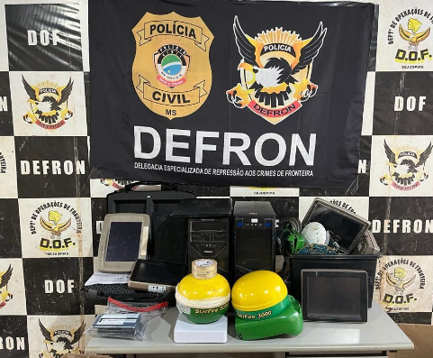 DEFRON, prende dois homens por envolvimento com o furto de antenas gps agrícola