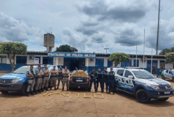 PM desmantela associação criminosa para o tráfico de drogas e apreende 125 quilos de maconha PM desmantela associação criminosa para o tráfico de drogas e apreende 125 quilos de maconha