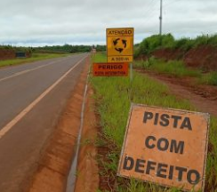 Governo contrata obra emergencial para conter erosão na MS-473 em Nova Andradina Governo contrata obra emergencial para conter erosão na MS-473 em Nova Andradina