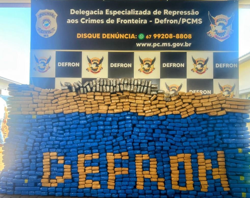 Ponta Porã: DEFRON, apreende 785Kg de maconha em uma caminhonete S10 Ponta Porã: DEFRON, apreende 785Kg de maconha em uma caminhonete S10