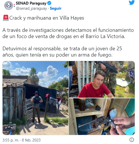 Incautan crack y marihuana en Villa Hayes Incautan crack y marihuana en Villa Hayes
