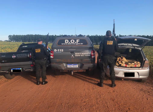 Ponta Porã: DOF apreende veículo com quase 300 kg de drogas Ponta Porã: DOF apreende veículo com quase 300 kg de drogas