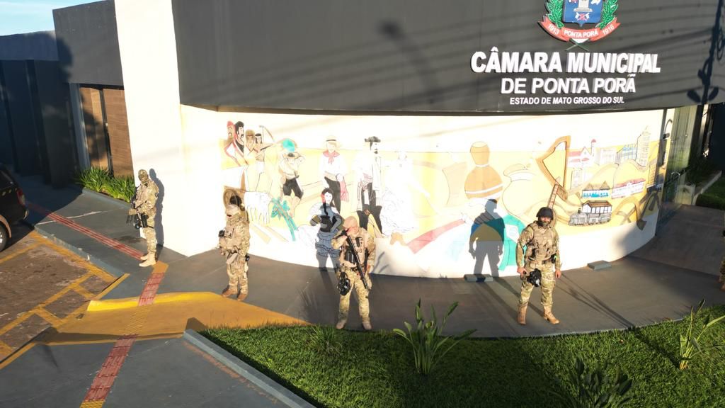 Polícia Federal deflagra Operação Bárbaros em Ponta Porã Polícia Federal deflagra Operação Bárbaros em Ponta Porã