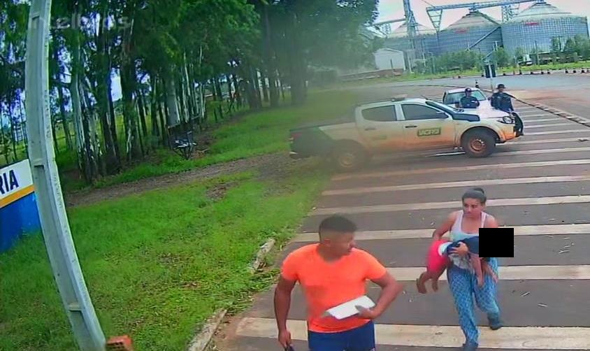 Com convulsão, criança é socorrida por policiais rodoviários do Posto Aquidaban em Ponta Porã