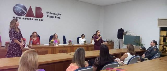 OAB de Ponta Porã realizou evento em alusão ao mês da Mulher
