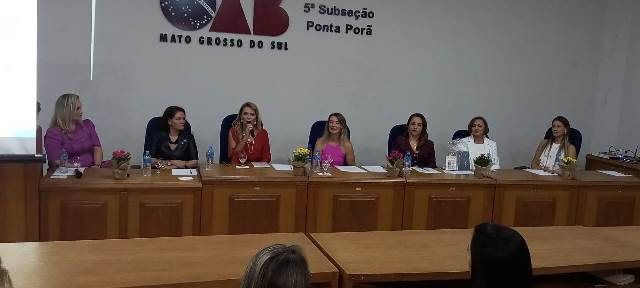 OAB de Ponta Porã realizou evento em alusão ao mês da Mulher