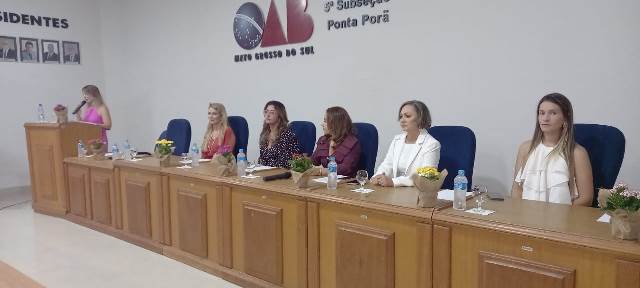 OAB de Ponta Porã realizou evento em alusão ao mês da Mulher