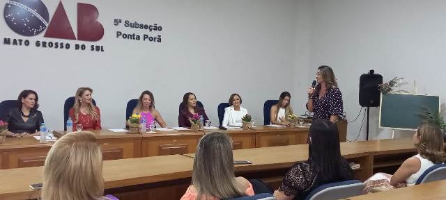 OAB de Ponta Porã realizou evento em alusão ao mês da Mulher