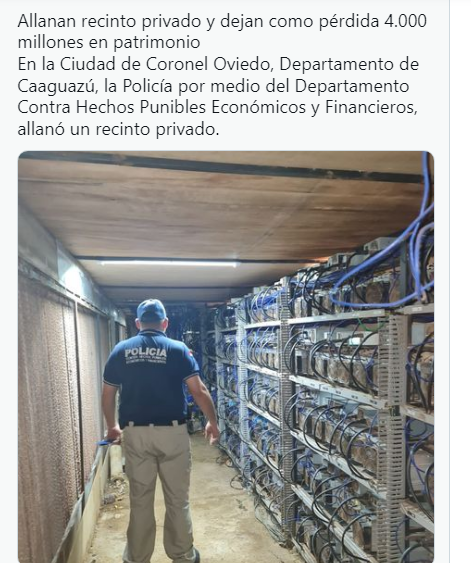 Allana minería de criptomonedas: estiman pérdida de G. 4 mil millones Allana minería de criptomonedas: estiman pérdida de G. 4 mil millones
