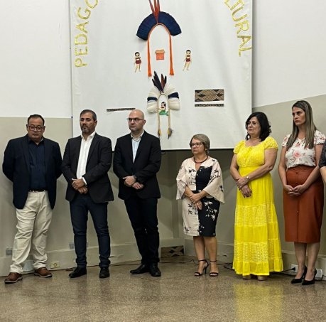 Presidente e vice da Câmara acompanham agenda do Secretário do Estado de Educação em Amambai