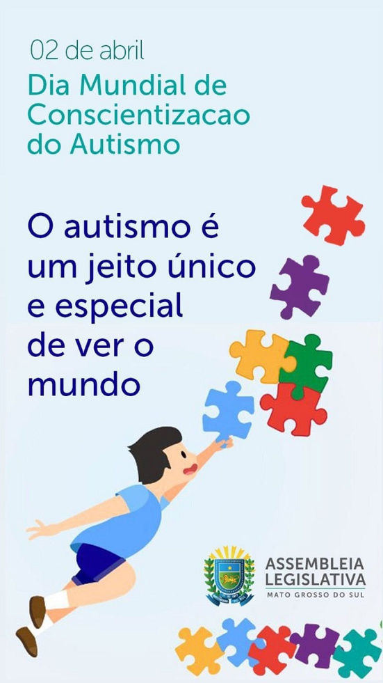 Abril Azul: Presidente Gerson Claro defende ações conjuntas de apoio ao autista Abril Azul: Presidente Gerson Claro defende ações conjuntas de apoio ao autista