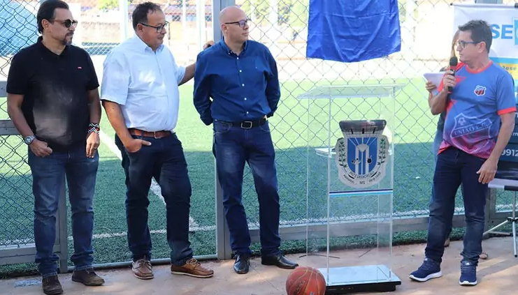 Governo do MS e Prefeitura de Amambai inauguram duas arenas esportivas Governo do MS e Prefeitura de Amambai inauguram duas arenas esportivas