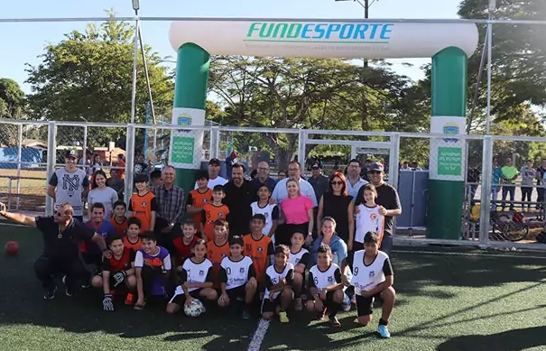 Governo do MS e Prefeitura de Amambai inauguram duas arenas esportivas Governo do MS e Prefeitura de Amambai inauguram duas arenas esportivas