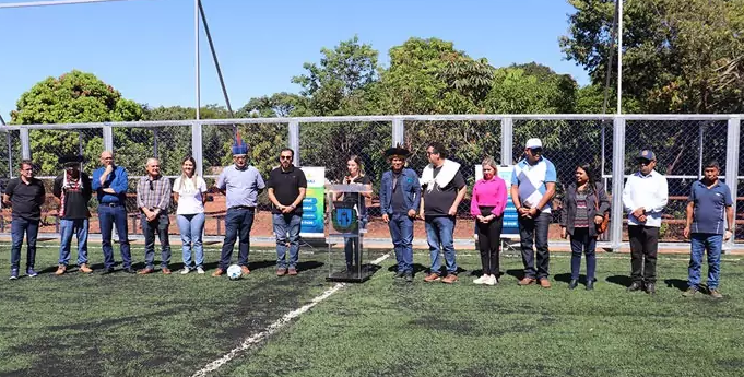 Governo do MS e Prefeitura de Amambai inauguram duas arenas esportivas Governo do MS e Prefeitura de Amambai inauguram duas arenas esportivas