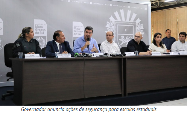 Governo terá reforço na ronda policial, ampliação do monitoramento e botão de pânico nas escolas Governo terá reforço na ronda policial, ampliação do monitoramento e botão de pânico nas escolas