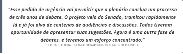 Deputados aprovam regime de urgência para o PL das Fake News Deputados aprovam regime de urgência para o PL das Fake News