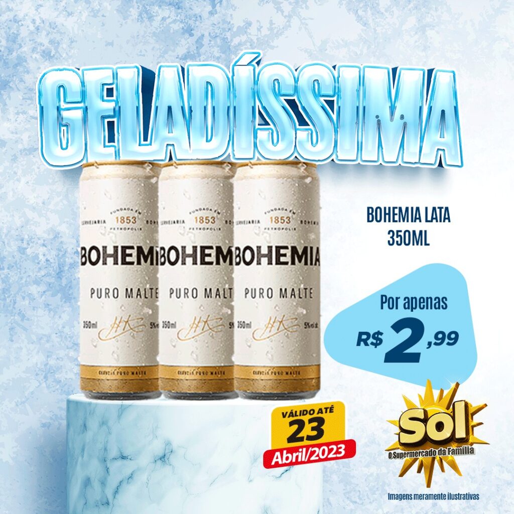 Supermercado Sol e as ofertas tamanho família