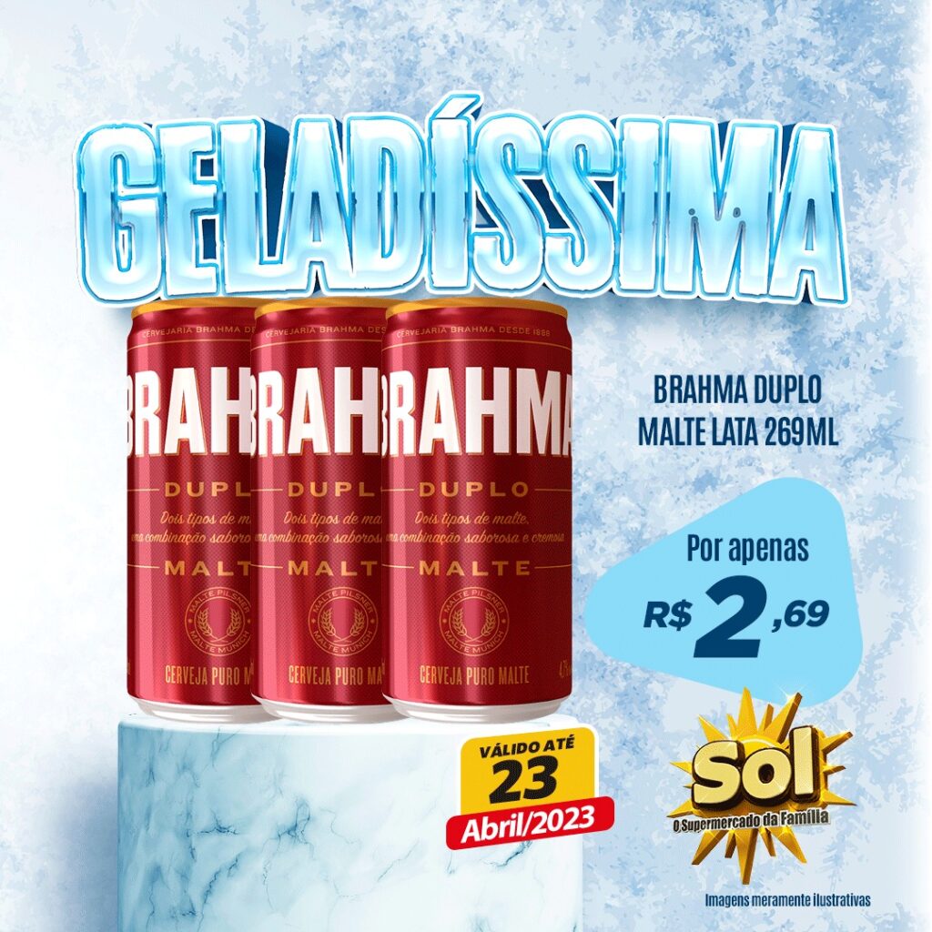 Supermercado Sol e as ofertas tamanho família
