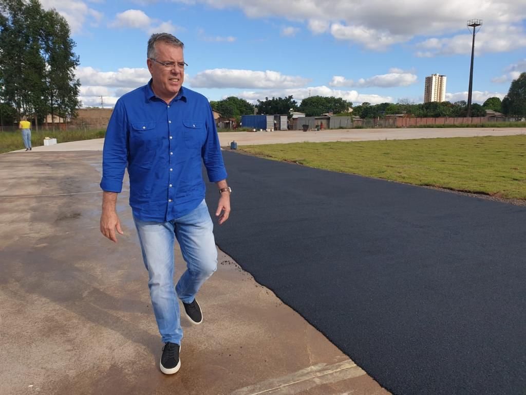 Ponta Porã terá a primeira pista oficial de atletismo de MS Ponta Porã terá a primeira pista oficial de atletismo de MS