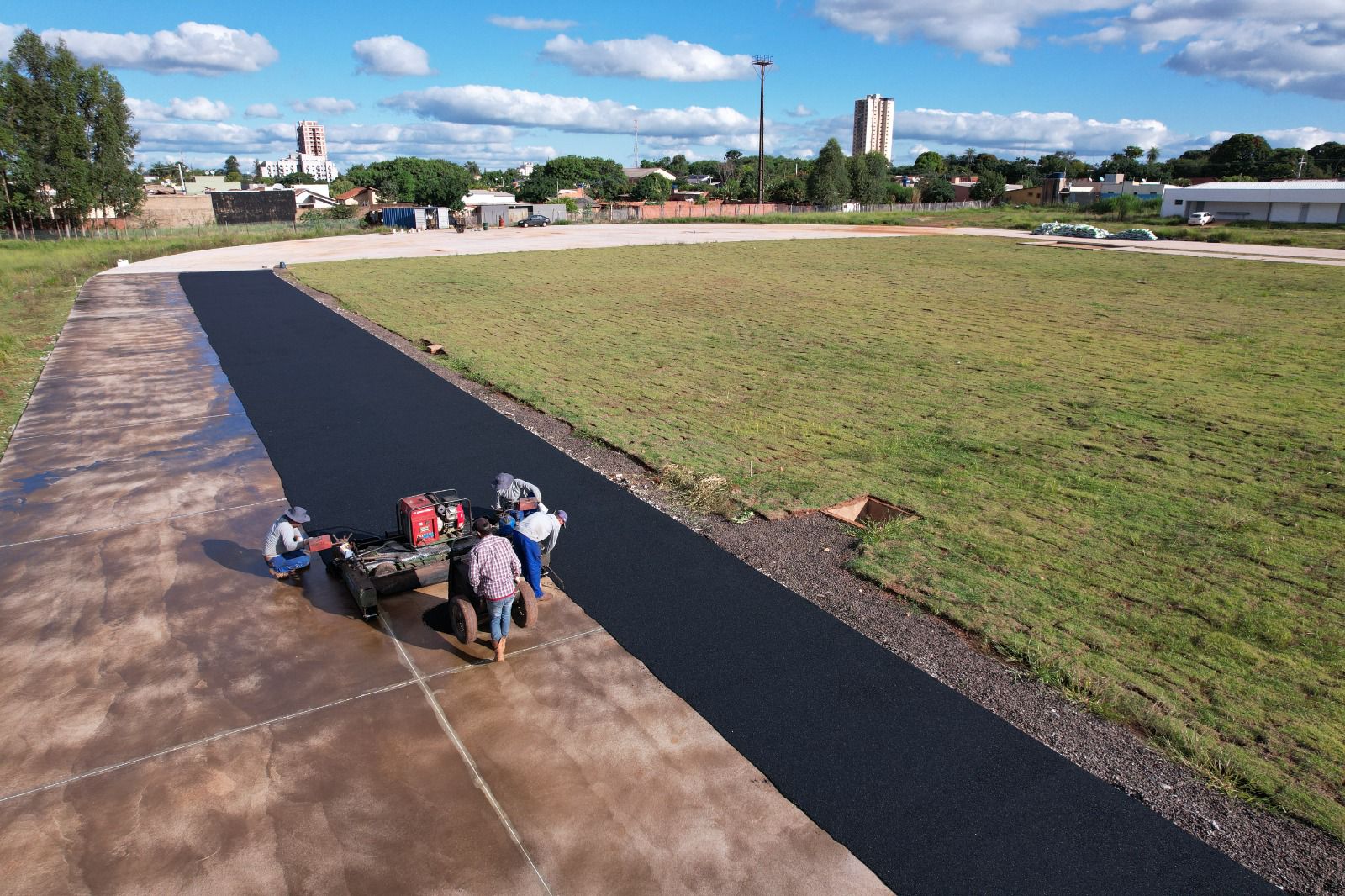 Ponta Porã terá a primeira pista oficial de atletismo de MS Ponta Porã terá a primeira pista oficial de atletismo de MS