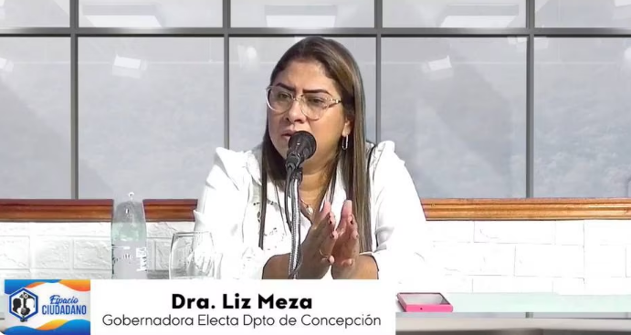 Gobernadora electa de Concepción aseguró que creará un “gobierno departamental único” Gobernadora electa de Concepción aseguró que creará un “gobierno departamental único”