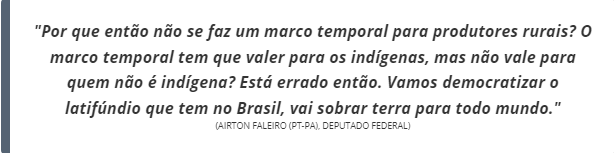 Bancada ruralista pressiona por votação do PL do marco temporal na Câmara; entenda Bancada ruralista pressiona por votação do PL do marco temporal na Câmara; entenda