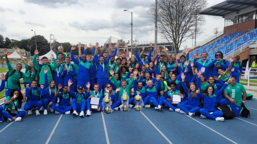 Atleta indígena de MS conquista bronze e ajuda Brasil a ser campeão do Sul-Americano de Atletismo