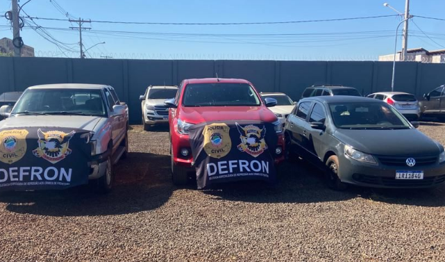 DEFRON, com o apoio da SIG de Nova Andradina/MS, desmantela quadrilha e recupera camionete furtada