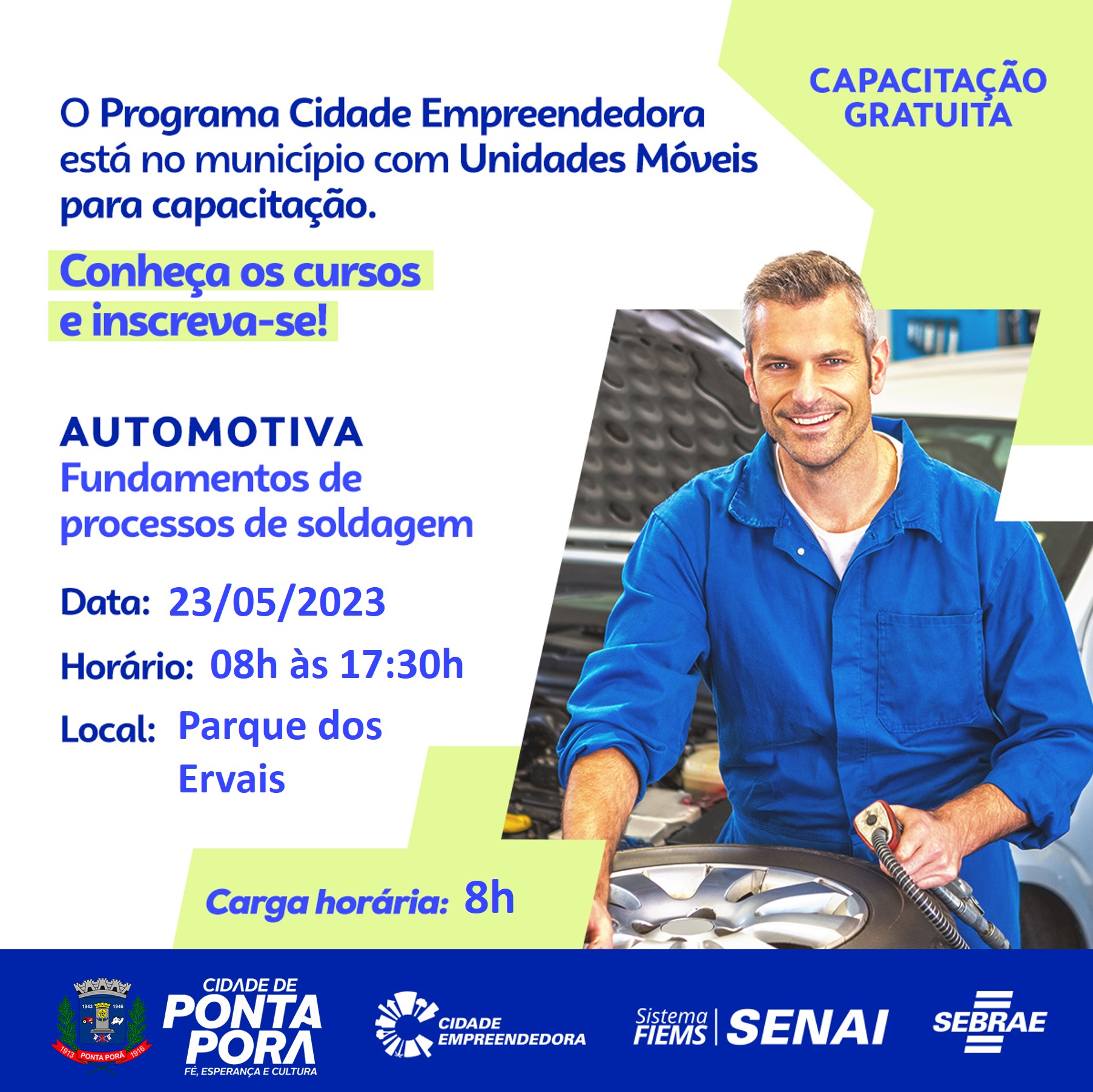 Programa Cidade Empreendedora leva capacitação itinerante para Ponta Porã