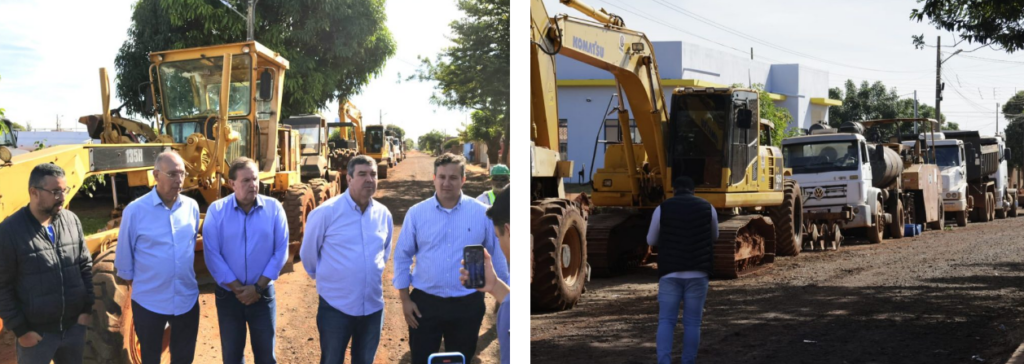 Riedel e Peluffo vistoriam pavimentação da Rua Irene Siqueira dos Santos, em Nova Alvorada do Sul Riedel e Peluffo vistoriam pavimentação da Rua Irene Siqueira dos Santos, em Nova Alvorada do Sul