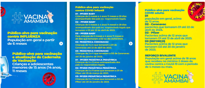 Saúde promove “Dia D” de vacinação contra a Influenza e COVID neste sábado Saúde promove “Dia D” de vacinação contra a Influenza e COVID neste sábado