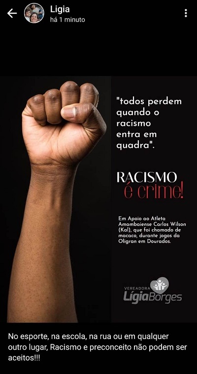 Amambaiense denuncia ter sofrido ato de racismo durante jogos da faculdade em Dourados