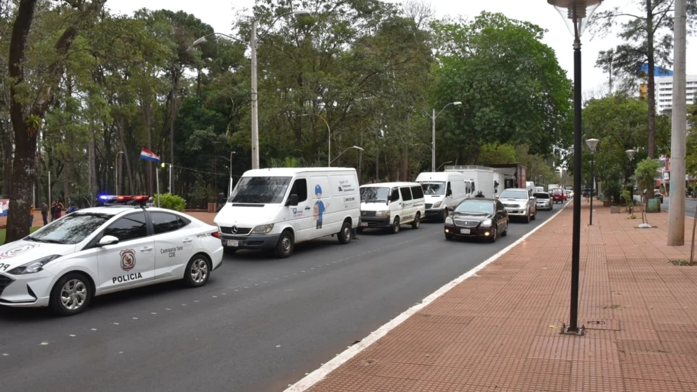 Transportadoras se manifiestan en Ciudad del Este exigiendo seguridad ante ola de asaltos