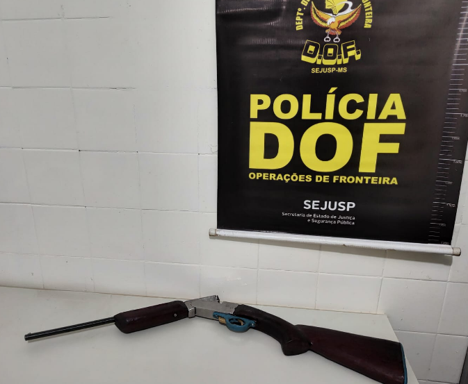 DOF apreende mais duas armas de fogo e número de apreensões quase dobra DOF apreende mais duas armas de fogo e número de apreensões quase dobra