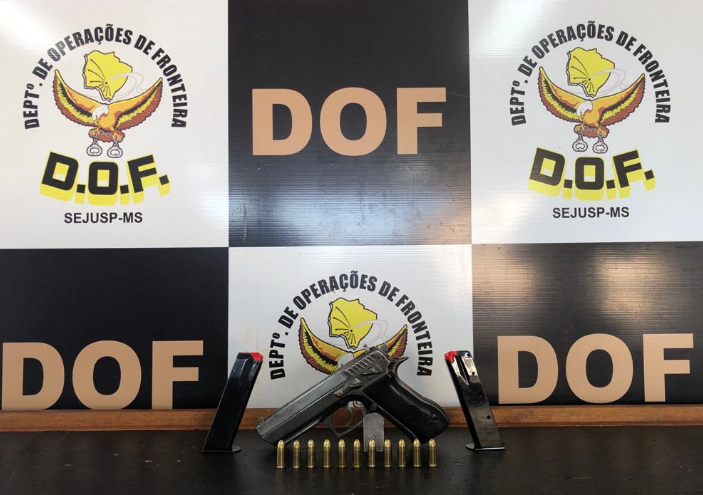 DOF apreende mais duas armas de fogo e número de apreensões quase dobra DOF apreende mais duas armas de fogo e número de apreensões quase dobra