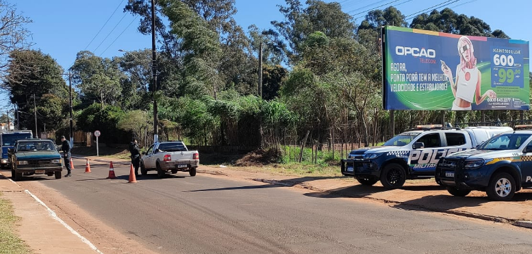 Ponta Porã: PM realiza neste momento Operação Saturação na área Norte da cidade Ponta Porã: PM realiza neste momento Operação Saturação na área Norte da cidade