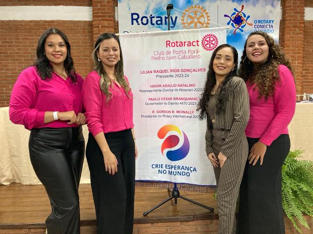 Em Ponta Porã, aconteceu a posse do Conselho Diretor do Rotary PP/PJC, Guarany e Casa da Amizade