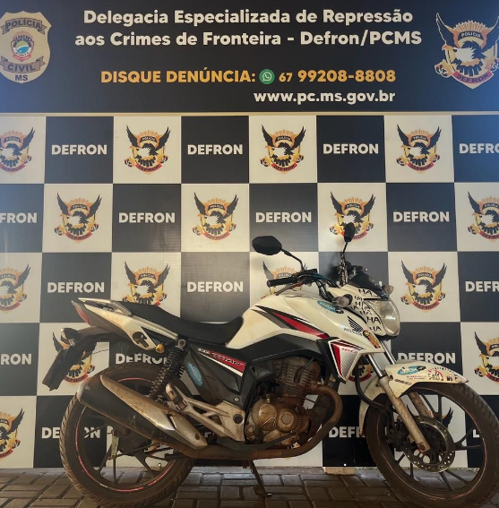 PC, por intermédio DEFRON, prende assaltante de motocicleta PC, por intermédio DEFRON, prende assaltante de motocicleta