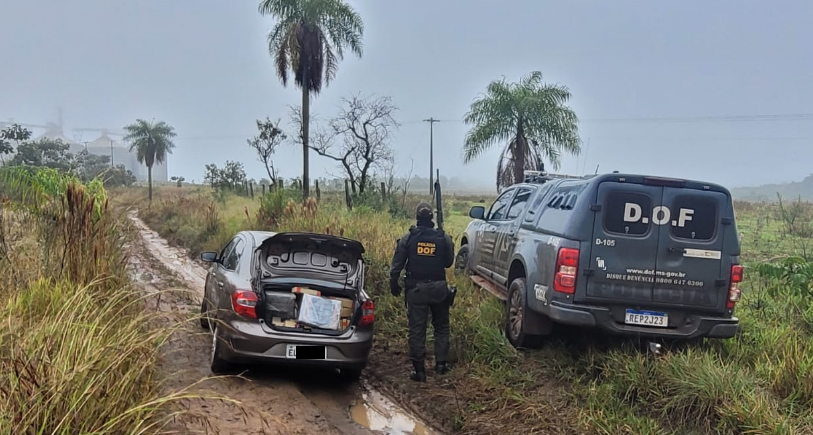 Ponta Porã: Foragido da Justiça é recapturado pelo DOF com mais de 800 quilos de drogas Ponta Porã: Foragido da Justiça é recapturado pelo DOF com mais de 800 quilos de drogas