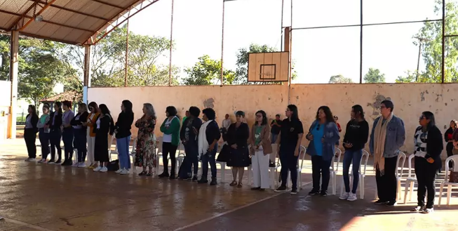Mulheres indígenas falam sobre realidade de Amambai para o Ministério das Mulheres do Governo Federal